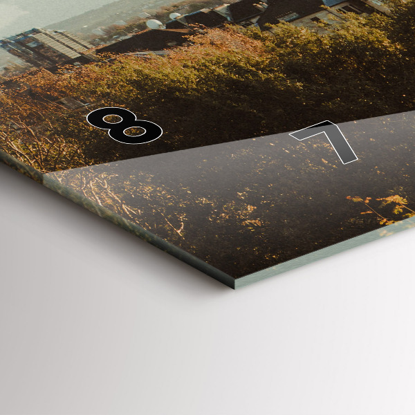 Horloge murale horizontale 'Galerie d''art de Glasgow'