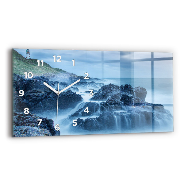 Horloge murale horizontale Phare