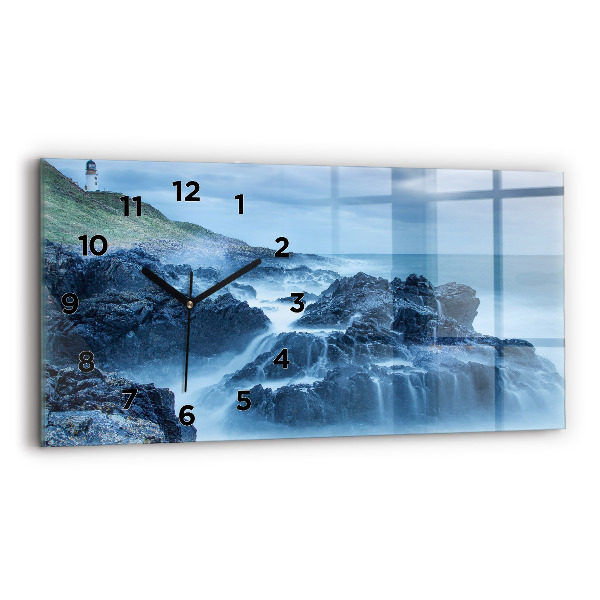 Horloge murale horizontale Phare