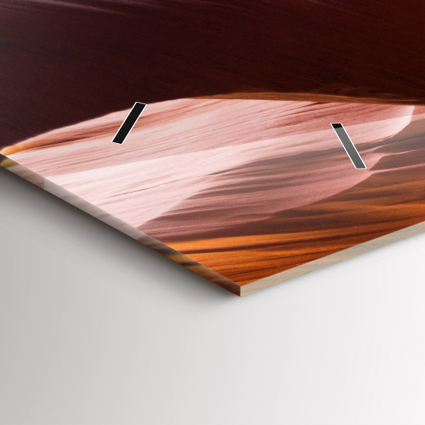 Horloge murale horizontale Antelope Canyon