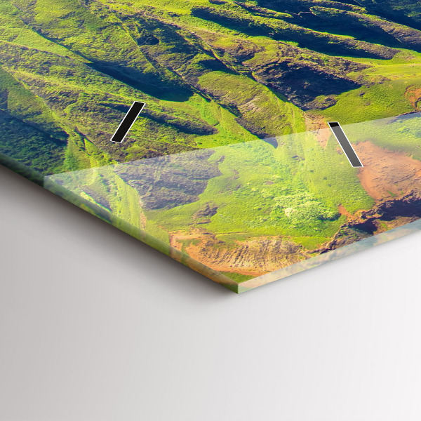 Horloge murale horizontale La mer à Hawaï