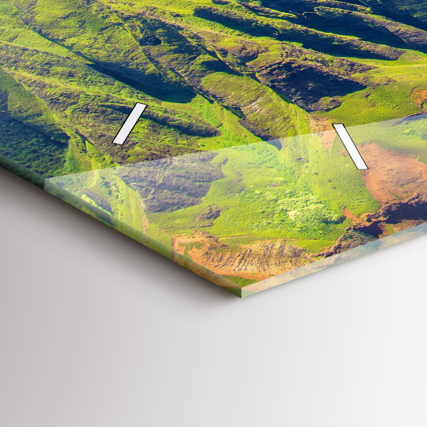 Horloge murale horizontale La mer à Hawaï