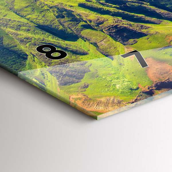 Horloge murale horizontale La mer à Hawaï