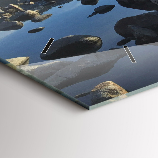 Horloge murale horizontale Vue sur la mer