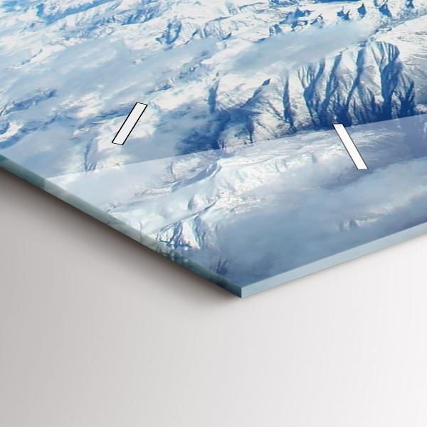 Horloge murale horizontale Bateau de pêche au port