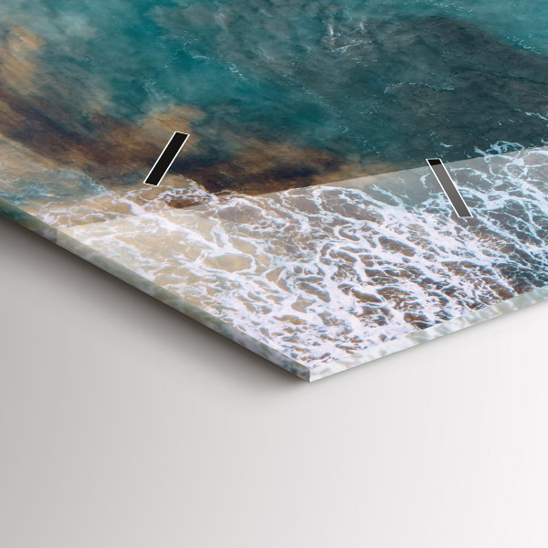 Horloge murale horizontale Fjords de la Costa Blanca