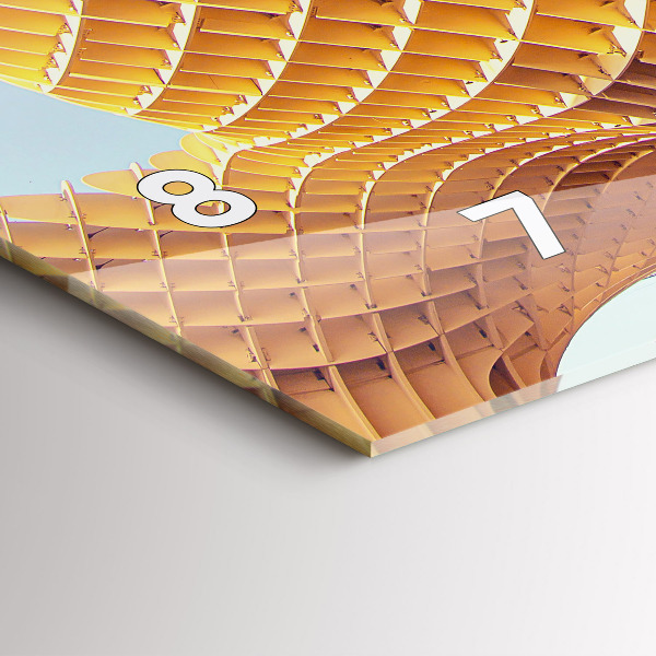 Horloge murale horizontale Point de vue à Séville