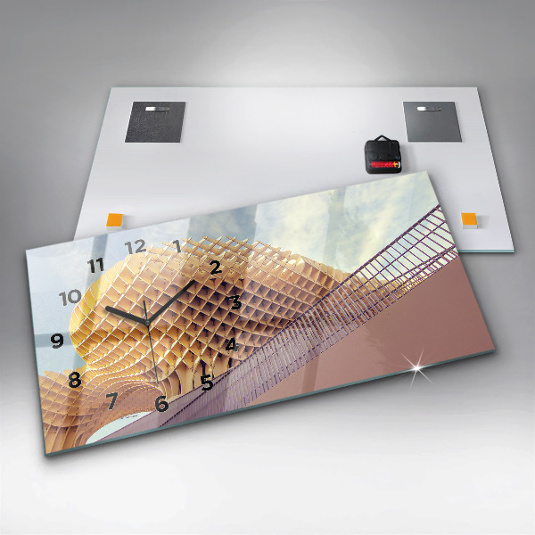 Horloge murale horizontale Point de vue à Séville
