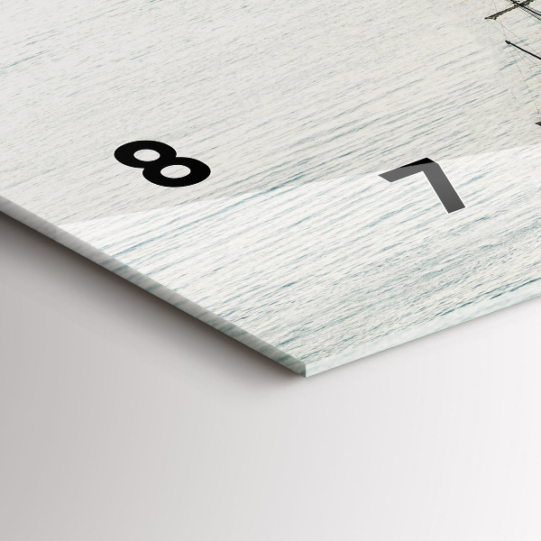 Horloge murale horizontale Voilier à Dubrovnik