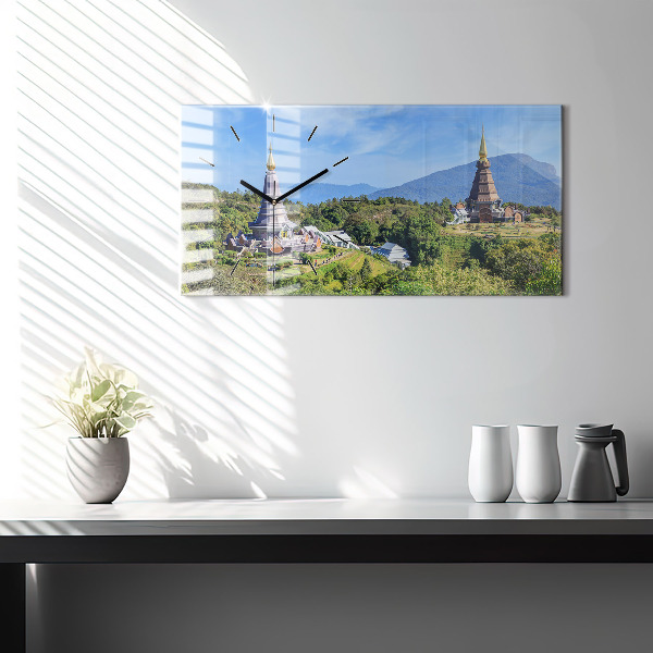 Horloge rectangulaire horizontale Parc national de Chiang Mai