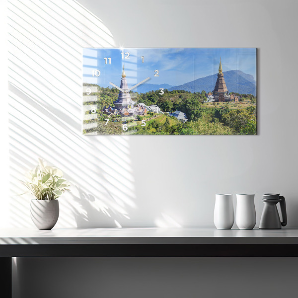 Horloge rectangulaire horizontale Parc national de Chiang Mai