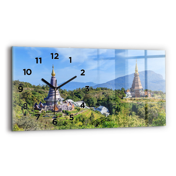 Horloge rectangulaire horizontale Parc national de Chiang Mai