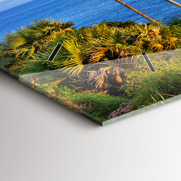 Horloge rectangulaire horizontale Phuket en Thaïlande