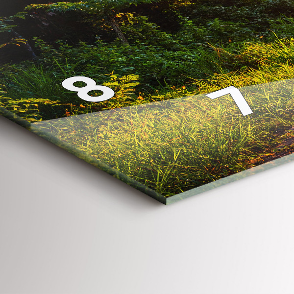 Horloge rectangulaire horizontale Parc de Surat Thani en Thaïlande