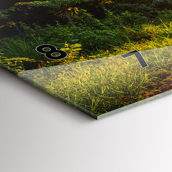 Horloge rectangulaire horizontale Parc de Surat Thani en Thaïlande