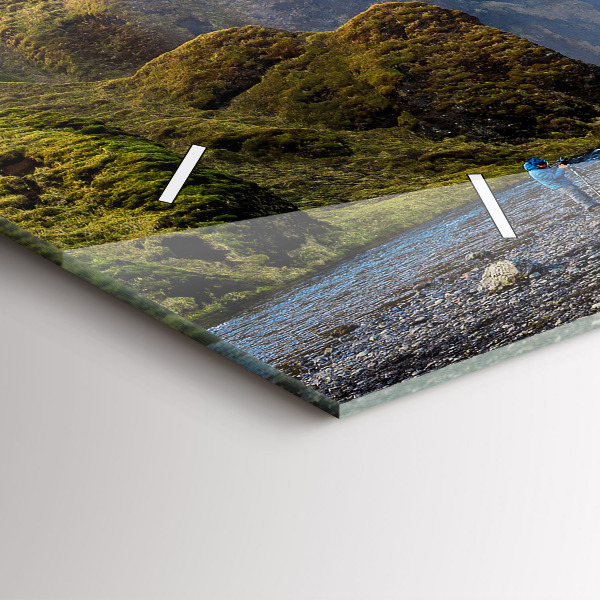 Horloge rectangulaire horizontale Cascade en Islande