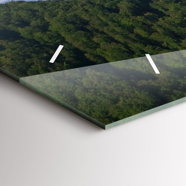 Horloge murale horizontale Pic de Sokolica dans les montagnes des Piénines