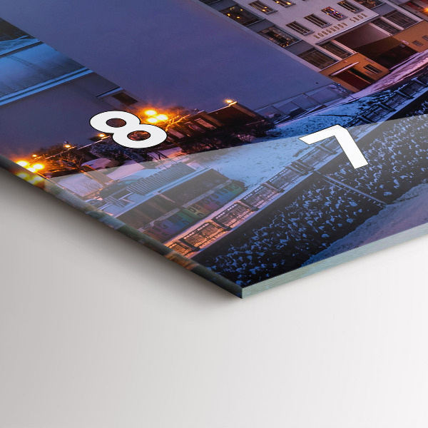 Horloge rectangulaire horizontale Panorama de la ville de Plzeň