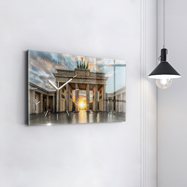 Horloge rectangulaire horizontale Porte de Brandebourg à Berlin
