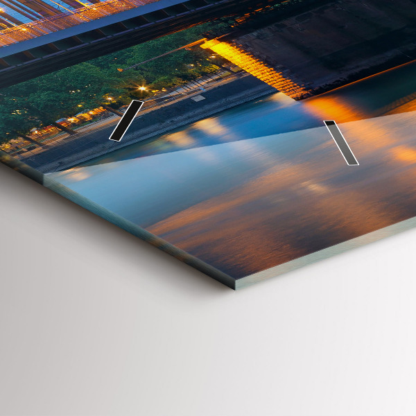 Horloge rectangulaire horizontale Vue de la mairie