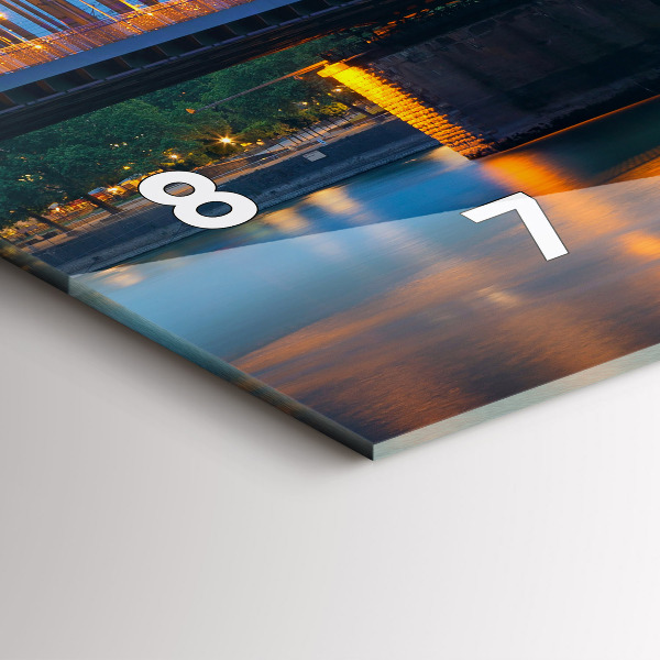 Horloge rectangulaire horizontale Vue de la mairie