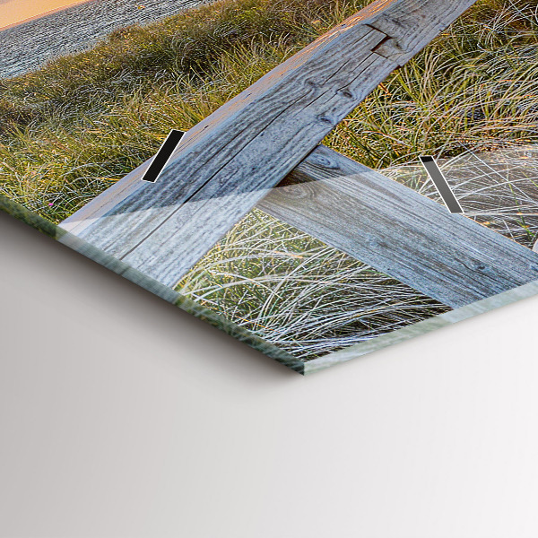 Horloge rectangulaire horizontale Vacances à la plage