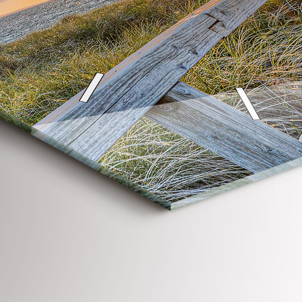 Horloge rectangulaire horizontale Vacances à la plage