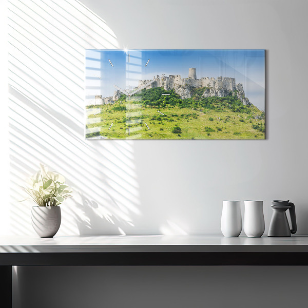 Horloge rectangulaire horizontale Château de Spiš en Slovaquie