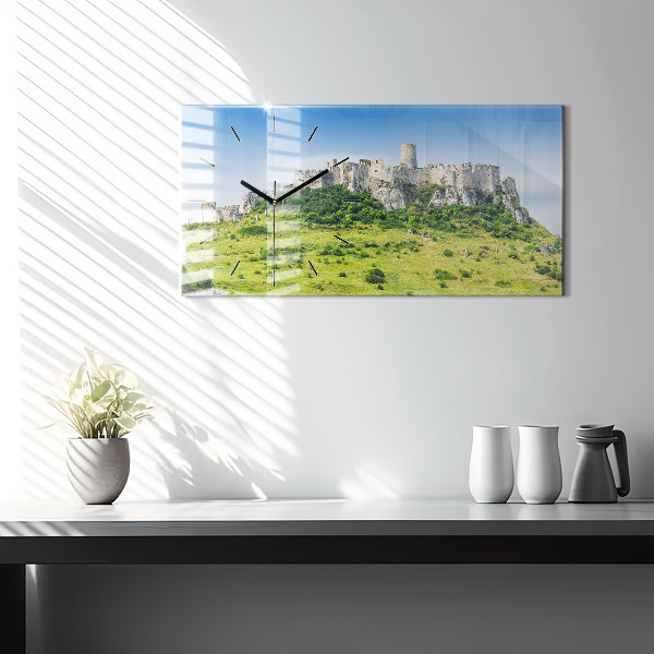 Horloge rectangulaire horizontale Château de Spiš en Slovaquie