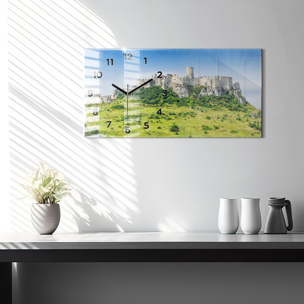 Horloge rectangulaire horizontale Château de Spiš en Slovaquie
