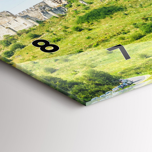 Horloge rectangulaire horizontale Château de Spiš en Slovaquie