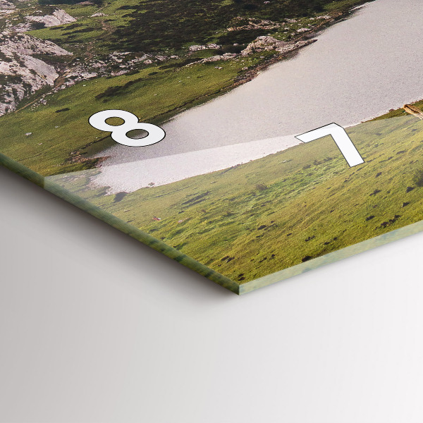 Horloge rectangulaire horizontale Lac et montagnes des Pyrénées