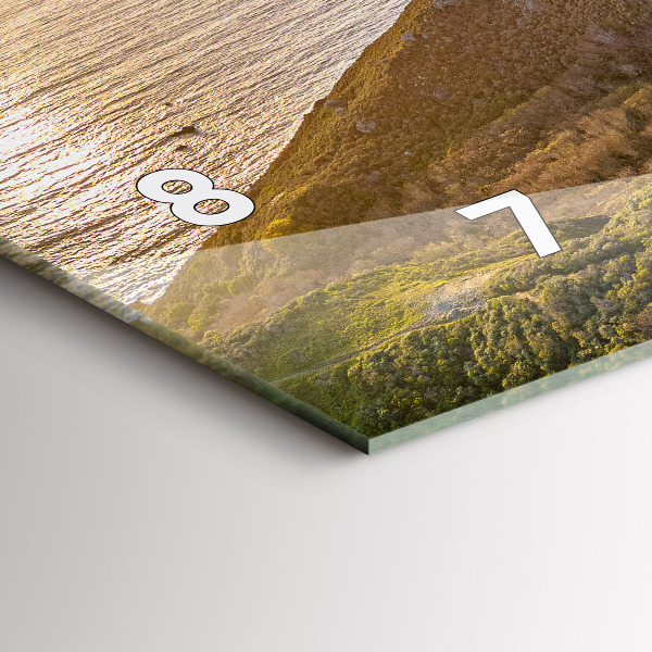 Horloge murale horizontale La route vers San Francisco