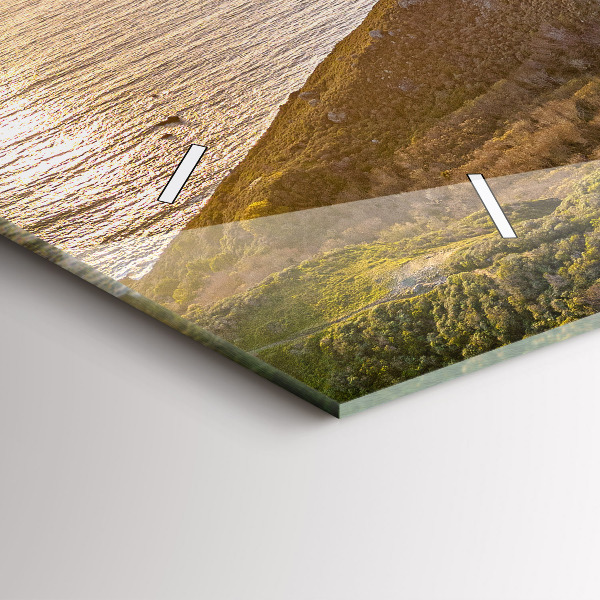 Horloge murale horizontale La route vers San Francisco