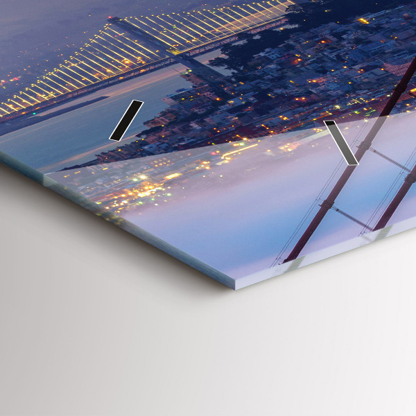 Horloge rectangulaire horizontale Pont de San Francisco