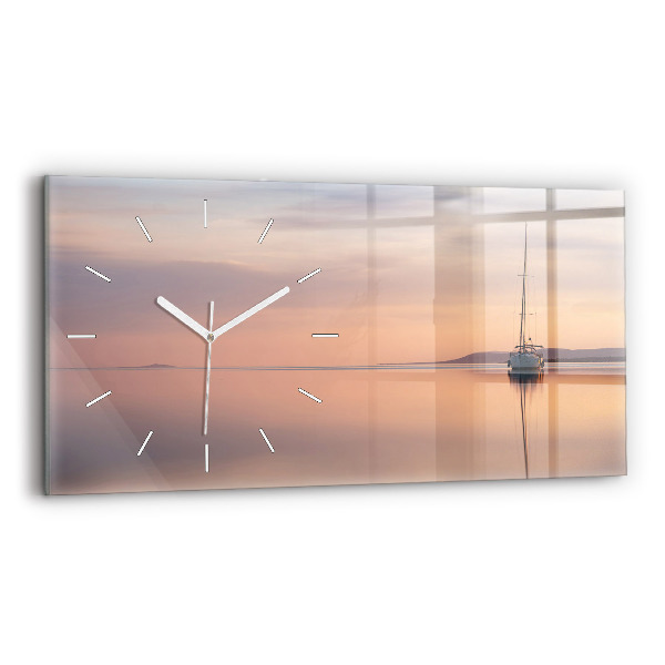 Horloge murale horizontale Lac Balaton États-Unis