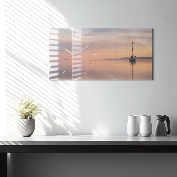 Horloge murale horizontale Lac Balaton États-Unis