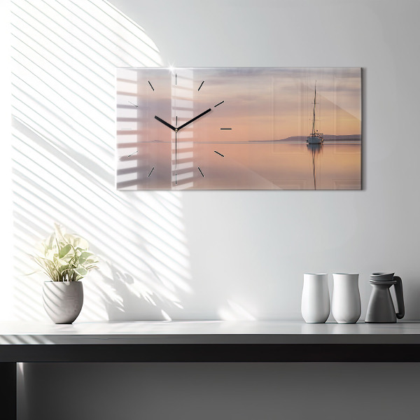 Horloge murale horizontale Lac Balaton États-Unis