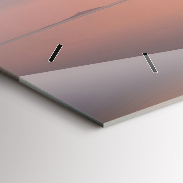 Horloge murale horizontale Lac Balaton États-Unis