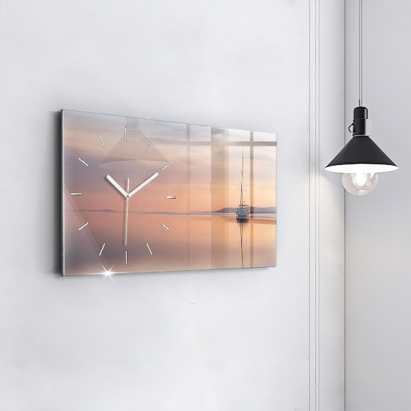 Horloge murale horizontale Lac Balaton États-Unis