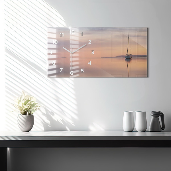 Horloge murale horizontale Lac Balaton États-Unis