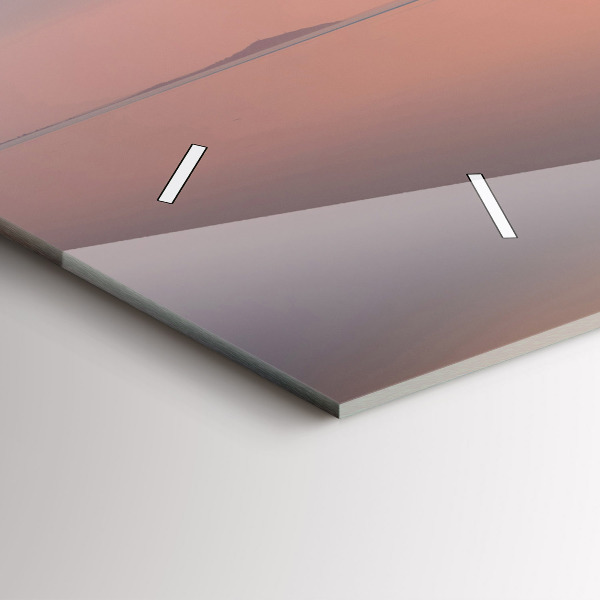 Horloge murale horizontale Lac Balaton États-Unis