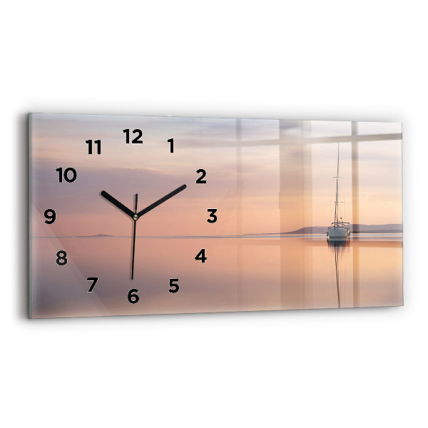 Horloge murale horizontale Lac Balaton États-Unis