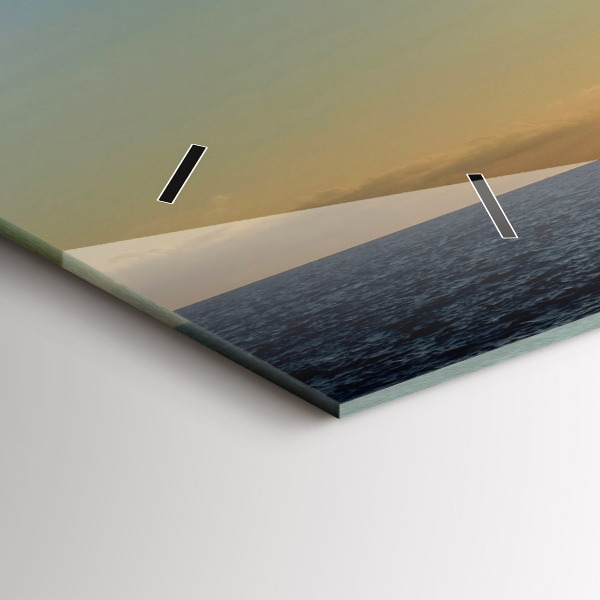 Horloge rectangulaire horizontale Danse espagnole en mer