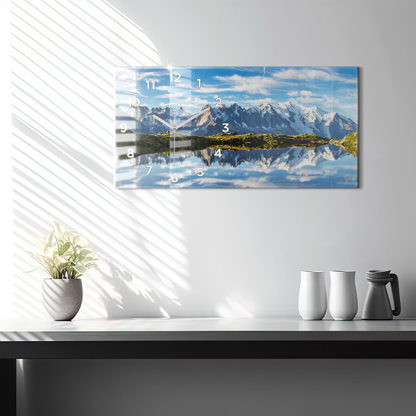 Horloge murale horizontale Vallée de Chamonix, Alpes françaises