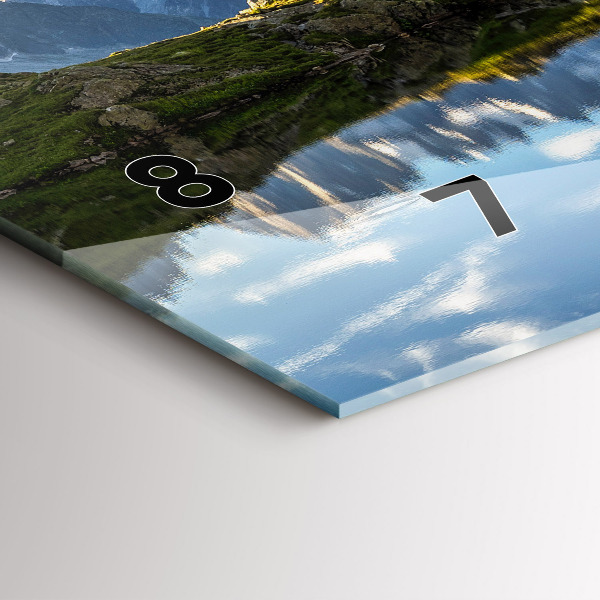 Horloge murale horizontale Vallée de Chamonix, Alpes françaises