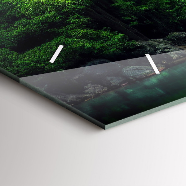 Horloge murale horizontale Le paysage naturel de la Thaïlande