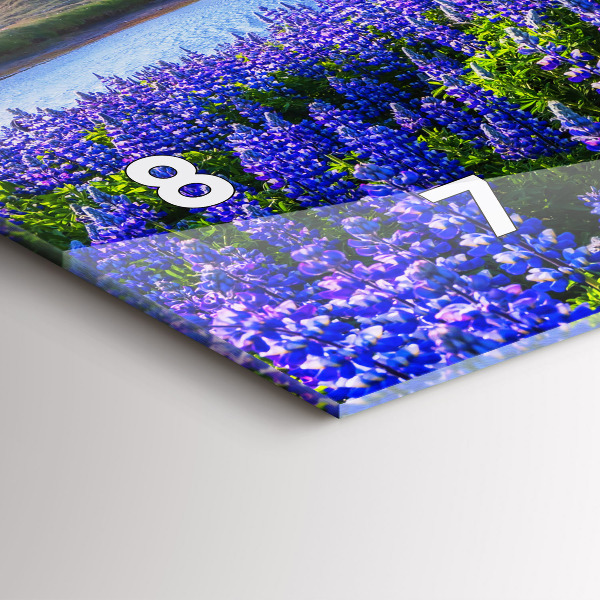 Horloge rectangulaire horizontale Vue sur la montagne Islande