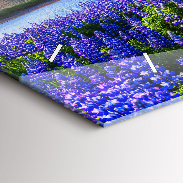 Horloge rectangulaire horizontale Vue sur la montagne Islande