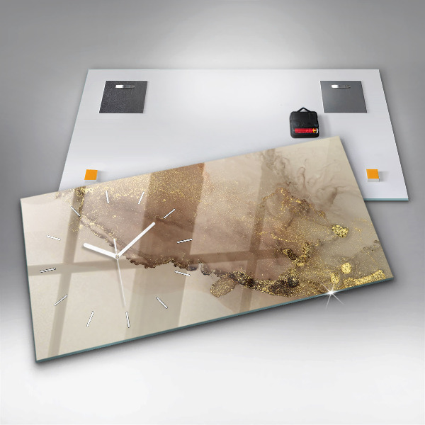 Horloge murale horizontale Art moderne